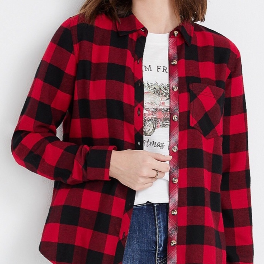 Buffalo Plaid Button Up Shirt